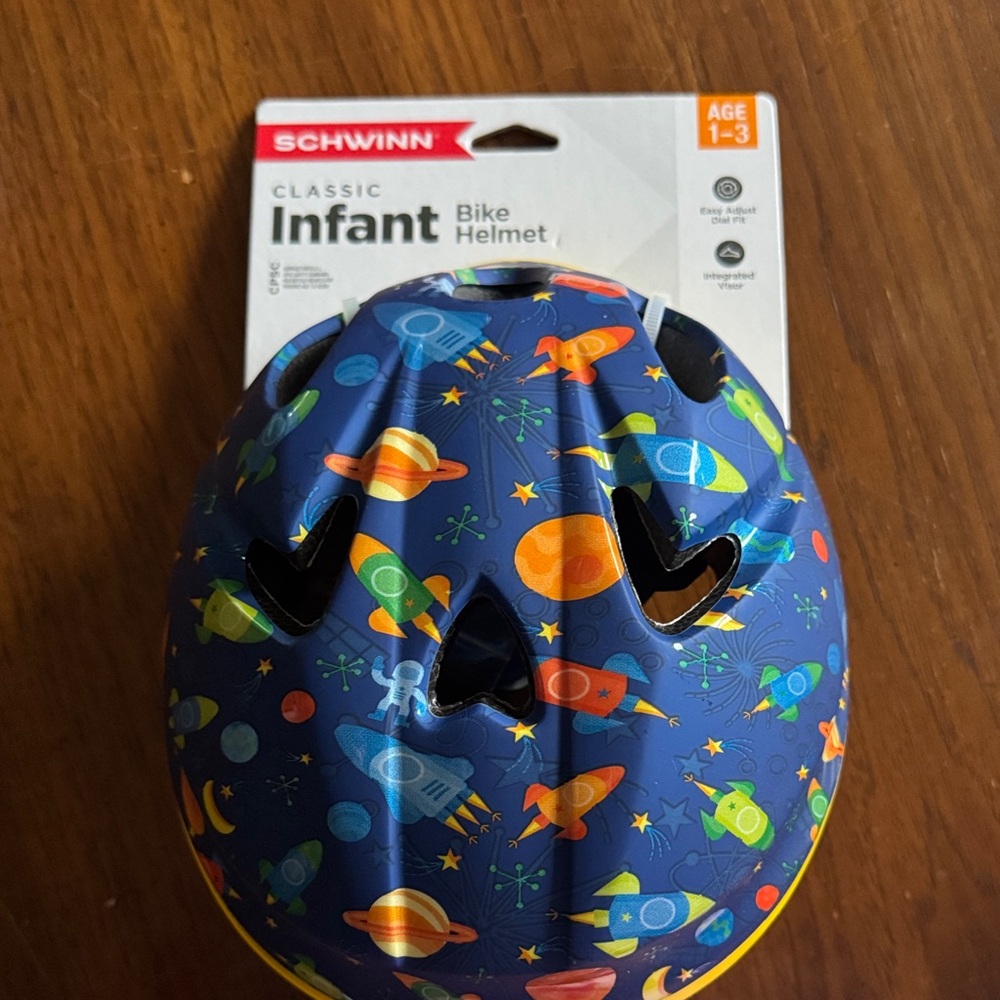 Infant Bike Helmet with Space Design